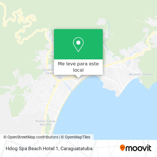 Hdog Spa Beach Hotel 1 mapa