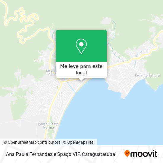 Ana Paula Fernandez e'Spaço VIP mapa