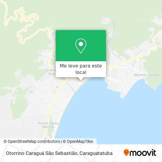 Otorrino Caraguá São Sebastião mapa