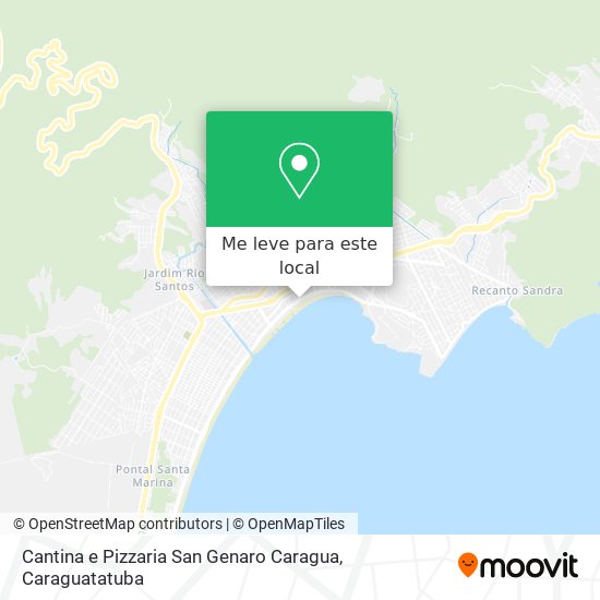 Cantina e Pizzaria San Genaro Caragua mapa