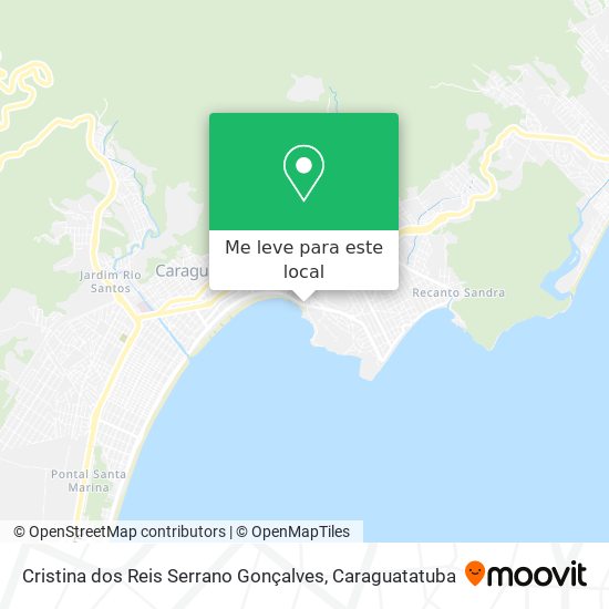 Cristina dos Reis Serrano Gonçalves mapa