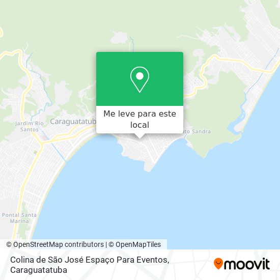 Colina de São José Espaço Para Eventos mapa