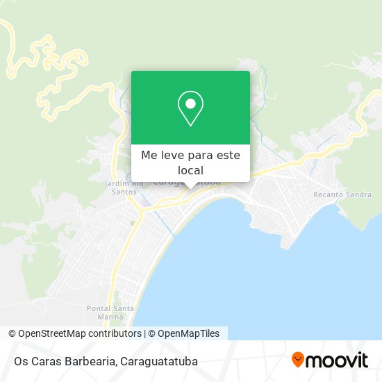 Os Caras Barbearia mapa