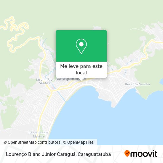 Lourenço Blanc Júnior Caraguá mapa