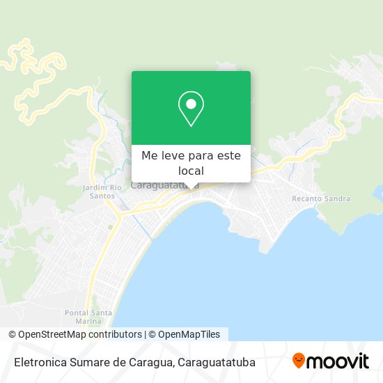 Eletronica Sumare de Caragua mapa