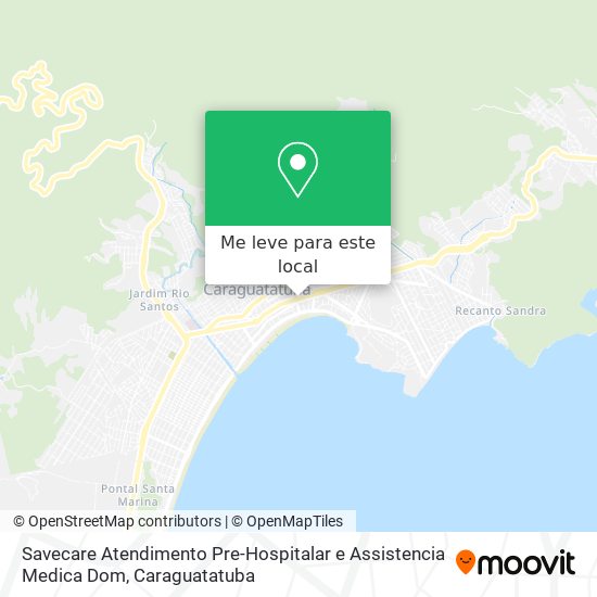 Savecare Atendimento Pre-Hospitalar e Assistencia Medica Dom mapa