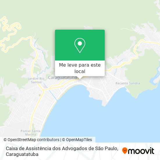 Caixa de Assistência dos Advogados de São Paulo mapa