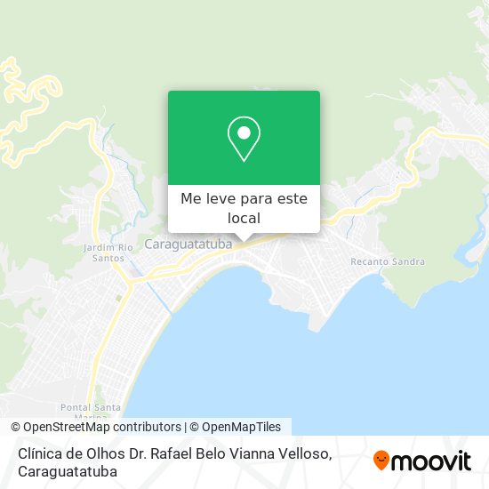 Clínica de Olhos Dr. Rafael Belo Vianna Velloso mapa
