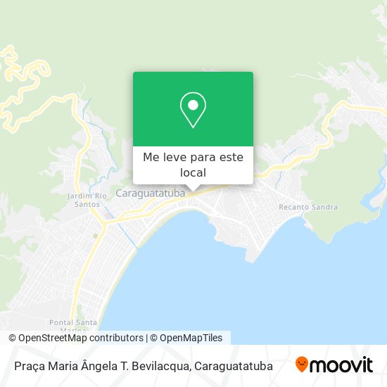 Praça Maria Ângela T. Bevilacqua mapa