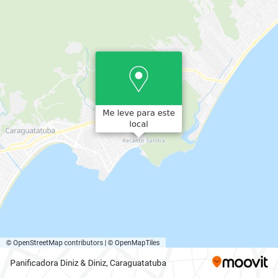 Panificadora Diniz & Diniz mapa