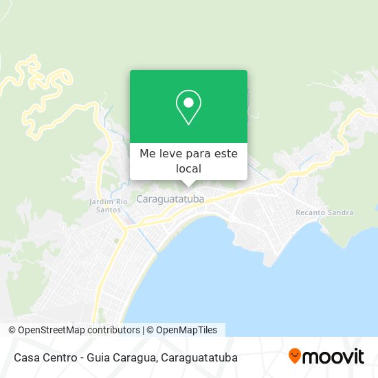 Casa Centro - Guia Caragua mapa