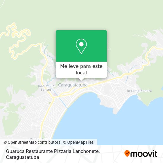 Guaruca Restaurante Pizzaria Lanchonete mapa