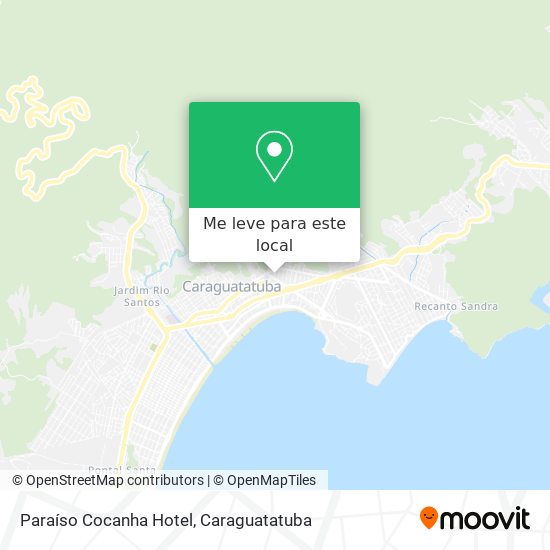 Paraíso Cocanha Hotel mapa