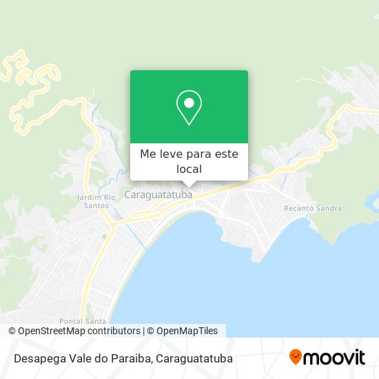 Desapega Vale do Paraiba mapa