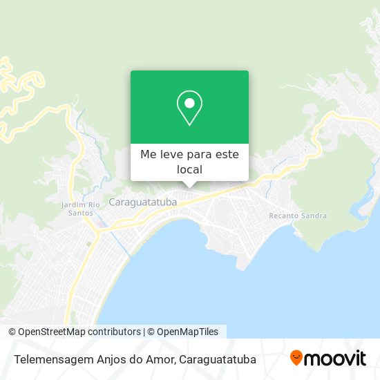 Telemensagem Anjos do Amor mapa