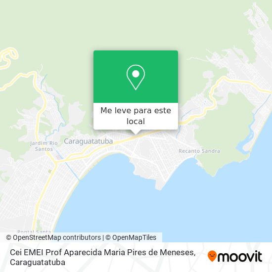 Cei EMEI Prof Aparecida Maria Pires de Meneses mapa