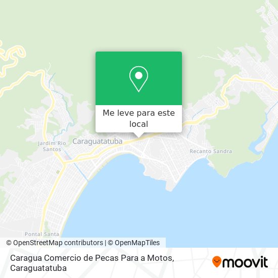 Caragua Comercio de Pecas Para a Motos mapa