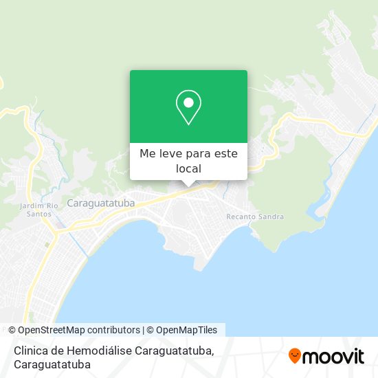 Clinica de Hemodiálise Caraguatatuba mapa