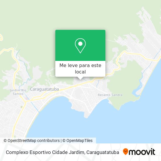 Complexo Esportivo Cidade Jardim mapa