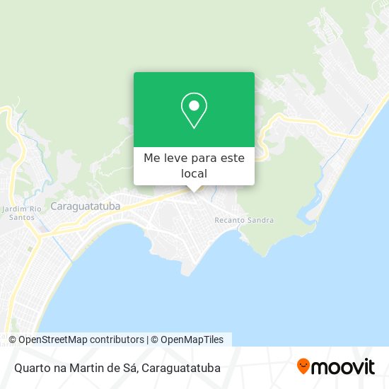 Quarto na Martin de Sá mapa