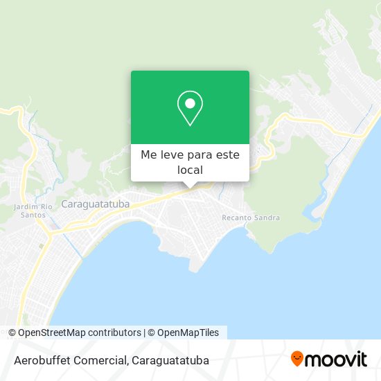 Aerobuffet Comercial mapa