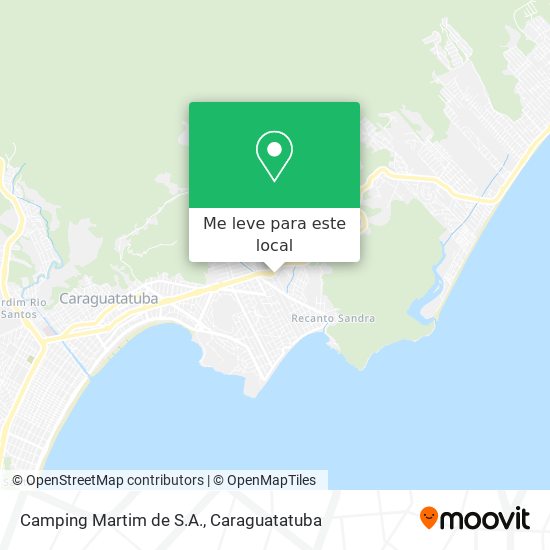 Camping Martim de S.A. mapa