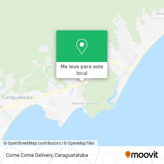 Come Come Delivery mapa