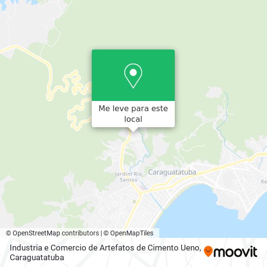 Industria e Comercio de Artefatos de Cimento Ueno mapa