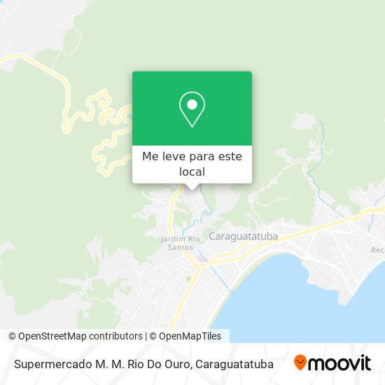Supermercado M. M. Rio Do Ouro mapa