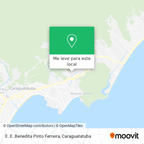 E. E. Benedita Pinto Ferreira mapa