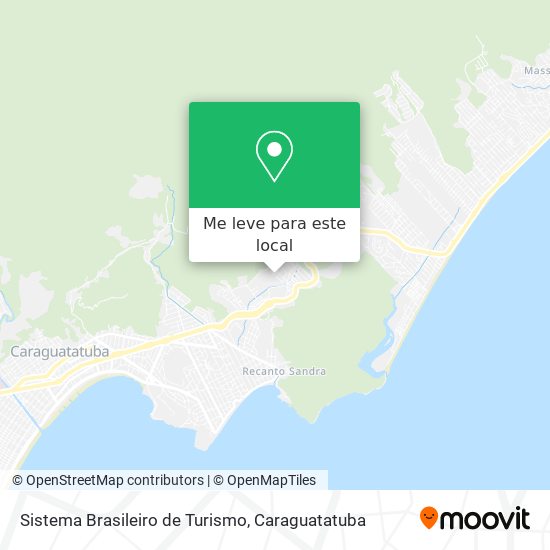 Sistema Brasileiro de Turismo mapa