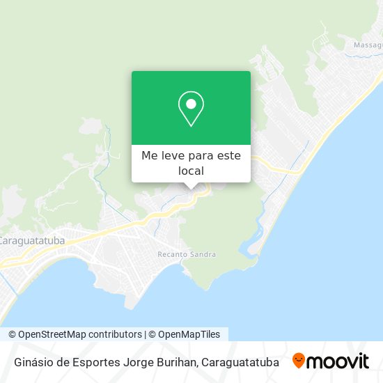 Ginásio de Esportes Jorge Burihan mapa