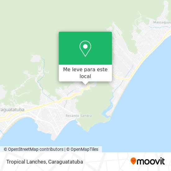 Tropical Lanches mapa