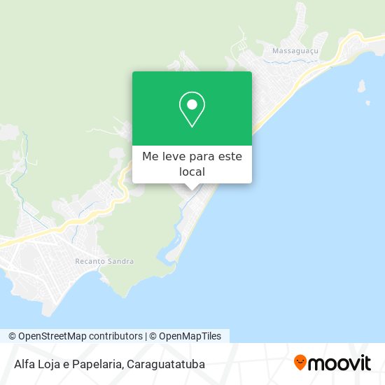 Alfa Loja e Papelaria mapa