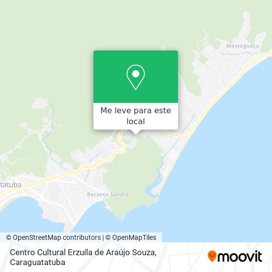 Centro Cultural Erzuíla de Araújo Souza mapa