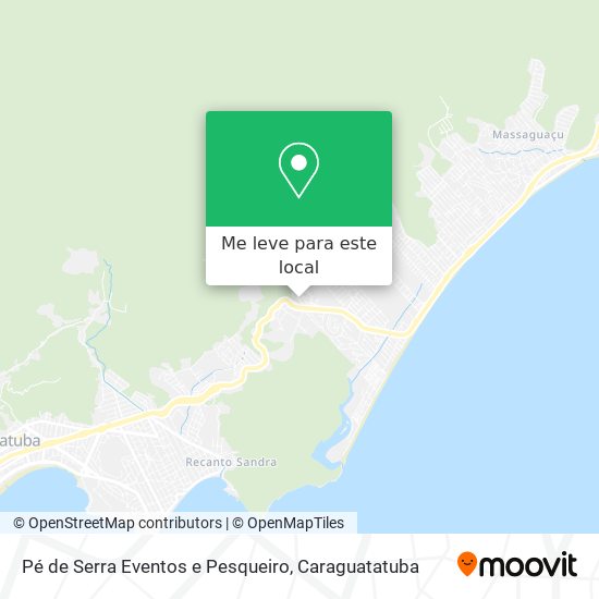 Pé de Serra Eventos e Pesqueiro mapa