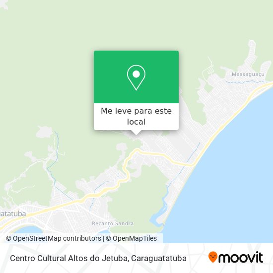 Centro Cultural Altos do Jetuba mapa