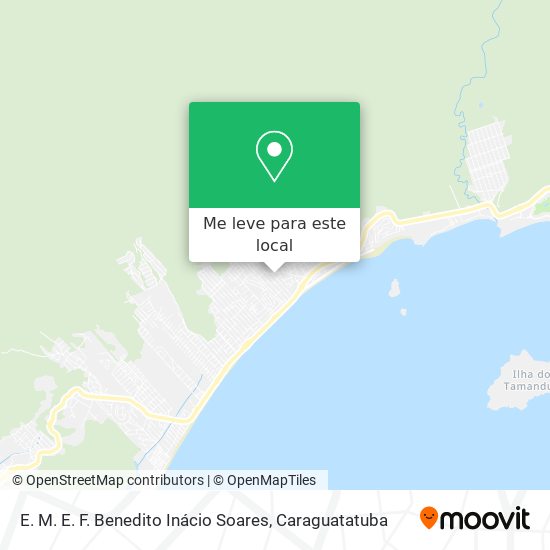 E. M. E. F. Benedito Inácio Soares mapa