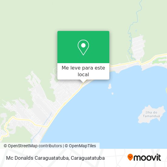 Mc Donalds Caraguatatuba mapa