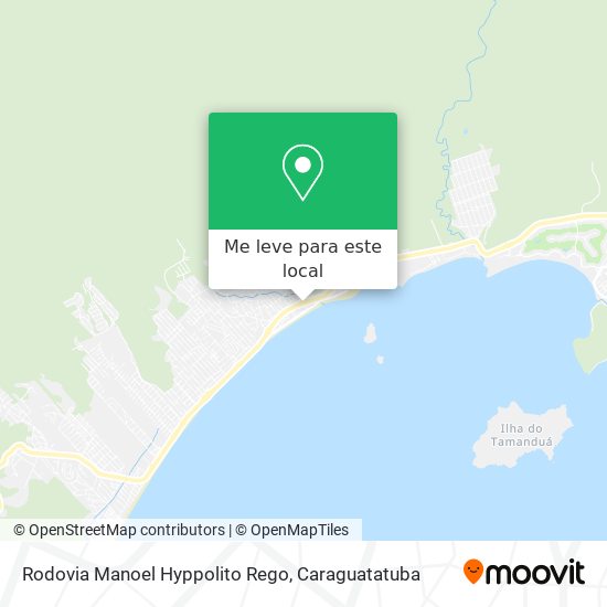 Rodovia Manoel Hyppolito Rego mapa