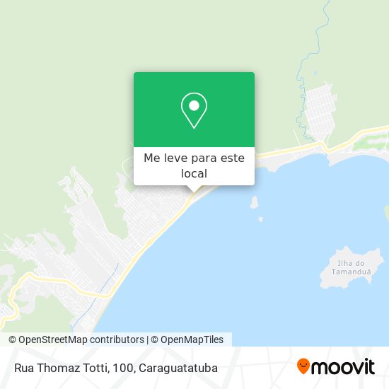 Rua Thomaz Totti, 100 mapa