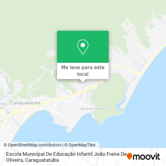 Escola Municipal De Educação Infantil João Freire De Oliveira mapa