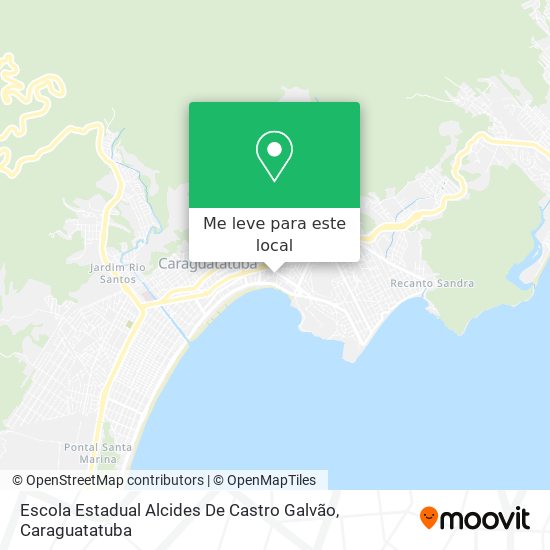 Escola Estadual Alcides De Castro Galvão mapa