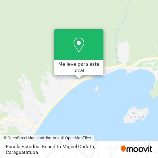 Escola Estadual Benedito Miguel Carlota mapa