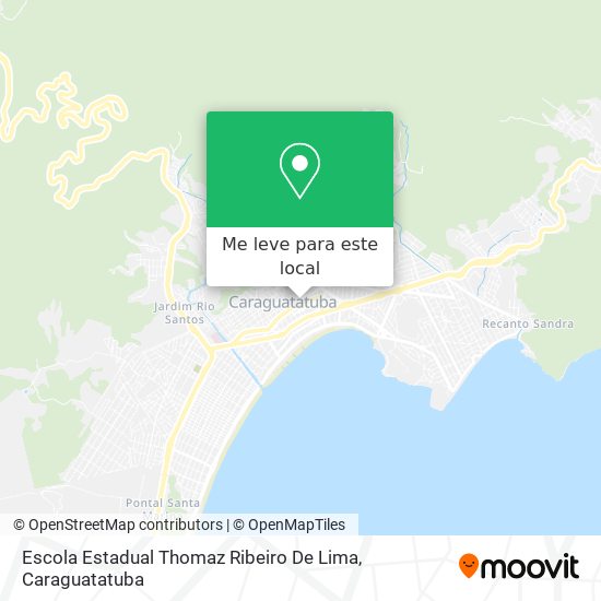 Escola Estadual Thomaz Ribeiro De Lima mapa