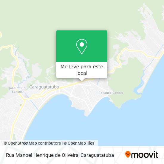 Rua Manoel Henrique de Oliveira mapa