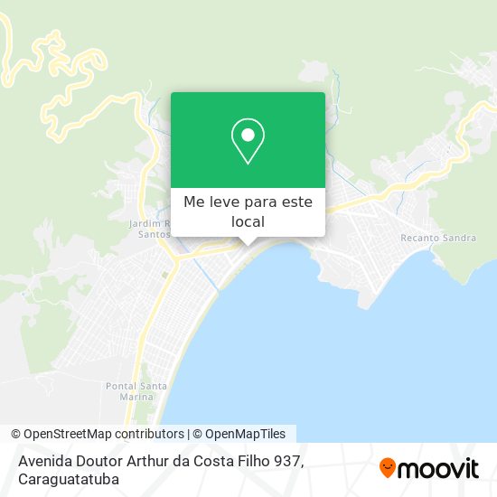 Avenida Doutor Arthur da Costa Filho 937 mapa