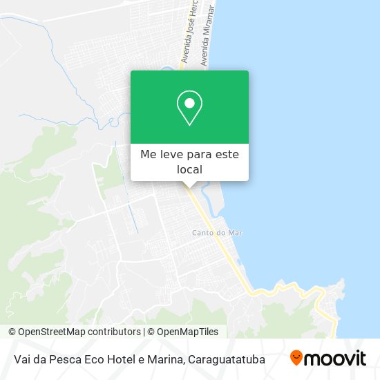 Vai da Pesca Eco Hotel e Marina mapa