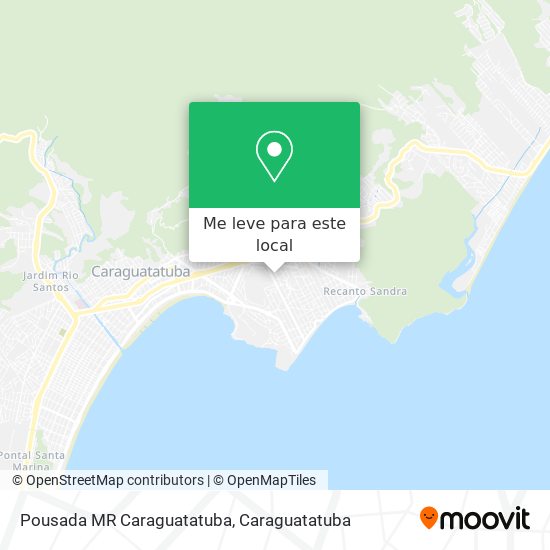 Pousada MR Caraguatatuba mapa