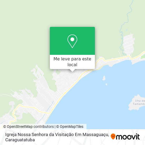 Igreja Nossa Senhora da Visitação Em Massaguaçu mapa